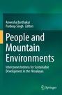 Buchtitel: "People and Mountain Environments". Autoren: Anwesha Borthakur, Pardeep Singh. Grün-blaues Design. Springer-Logo.