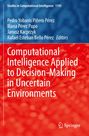 Buchtitel in Weiß auf rotem Hintergrund: "Computational Intelligence Applied to Decision-Making in Uncertain Environments".