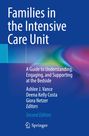 Buchtitel: "Families in the Intensive Care Unit". Hintergrund in Blau mit farbigen, verschwommenen Wellen.