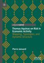 "Thomas Aquinas on Risk in Economic Activity" von Pierre Januard. Grünes geometrisches Muster, Verlag "palgrave pivot".