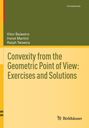 "Convexity from the Geometric Point of View: Exercises and Solutions," Autoren: Vitor Balestro, Horst Martini, Ralph Teixeira. Cover mit Oliv und Gelb.