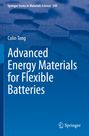 Titel: "Advanced Energy Materials for Flexible Batteries." Autor: Colin Tong. Hintergrund: Bienenwabenmuster.