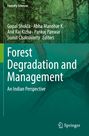 Titel: Forest Degradation and Management. Hintergrund: Wald mit grünen Tönen. Springer-Logo unten.