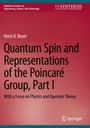Titel: Quantum Spin and Representations of the Poincaré Group, Part I. Roter Hintergrund, Springer-Logo unten.
