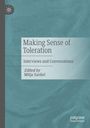 „Making Sense of Toleration: Interviews and Conversations, Edited by Mitja Sardoč“. Blaugrüner Hintergrund, Palgrave Macmillan Logo.