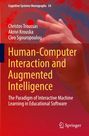 Titel: "Human-Computer Interaction and Augmented Intelligence". Hand neben einem roten, abstrakten Design. Springer-Logo.