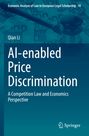 Titel: "AI-enabled Price Discrimination". Autor: Qian Li. Hintergrund: Richterhammer und Geldscheine.