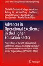 : Advances in Operational Excellence in the Higher Education Sector, Buch