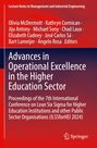 Buchtitel: "Advances in Operational Excellence in the Higher Education Sector". Herausgeber und Springer-Logo.