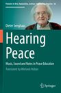 "Hearing Peace" von Dieter Senghaas; Musik, Klang im Frieden; Bild eines älteren Mannes mit Brille.