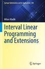 „Interval Linear Programming and Extensions“ von Milan Hladík, blau-gelber Hintergrund, Springer-Logo unten.
