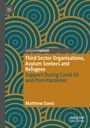 "Third Sector Organisations, Asylum Seekers and Refugees" steht auf einem Hintergrund mit grünen und orangefarbenen Kreisen.