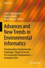Titel: Advances and New Trends in Environmental Informatics. Hintergrund in gelben und orangen Tönen.