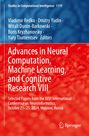 Advances in Neural Computation, Machine Learning, and Cognitive Research VIII, Buch