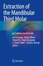Text: "Extraction of the Mandibular Third Molar: An Evidence-based Guide." Unten bunte Illustrationen und das Springer-Logo.