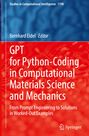 : GPT for Python-Coding in Computational Materials Science and Mechanics, Buch