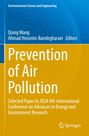 „Prevention of Air Pollution“ ist der Titel eines Konferenzbandes, mit blauer und gelber Gestaltung. Unten rechts ein Logo.