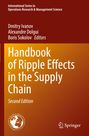 Titel: „Handbook of Ripple Effects in the Supply Chain, Second Edition“. Autoren: Dmitry Ivanov, Alexandre Dolgui, Boris Sokolov. Springer-Logo unten.