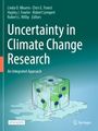 Buchtitel: "Uncertainty in Climate Change Research". Bild: schmelzender Eiswürfel mit Weltkartemuster als Würfel.