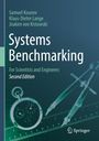 Buchtitel: "Systems Benchmarking". Autoren: Samuel Kounev, Klaus-Dieter Lange, Jóakim von Kistowski. Springer-Logo, Stoppuhr.