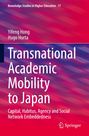 "Transnational Academic Mobility to Japan" vor rotem, blau-lila Hintergrund, Springer-Logo unten rechts.