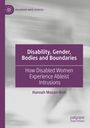 Buchtitel: "Disability, Gender, Bodies and Boundaries" von Hannah Mason-Bish. Lila Cover mit verwischtem Hintergrund.