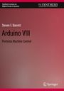 Titel: "Arduino VIII: Portenta Machine Control" von Steven F. Barrett. Oben: "Synthesis Lectures on Digital Circuits & Systems". Unten: Springer-Logo. Hintergrund rot.