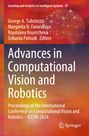 Buchcover: "Advances in Computational Vision and Robotics", Springer-Logo, abstraktes Gehirnbild, rote und orange Farbtöne.
