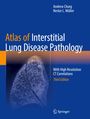 "Atlas of Interstitial Lung Disease Pathology", Autoren: Andrew Churg, Nestor L. Müller. Abbildung einer Lunge. Springer-Logo.