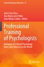 Titel: Professional Training of Psychologists. Orange Hintergrund, Springer-Logo unten rechts.