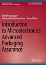 "Introduction to Microelectronics Advanced Packaging Assurance" steht groß auf rotem Hintergrund. Springer-Logo unten.