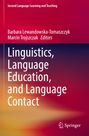 "Linguistics, Language Education, and Language Contact" auf rotem Hintergrund. Springer Logo unten rechts.