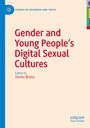 Text: "Gender and Young People's Digital Sexual Cultures, Edited by Deevia Bhana." Beige Hintergrund, blau-rotes Logo.