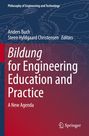 Titel: "Bildung for Engineering Education and Practice: A New Agenda". Blau-roter Hintergrund mit Zahnrädern.