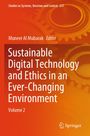 Covertext: Sustainable Digital Technology and Ethics in an Ever-Changing Environment, Volume 2. Orange Hintergrund, Zahnräder.