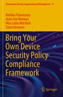 Titel: "Bring Your Own Device Security Policy Compliance Framework". Autoren: Rathika Palanisamy, Azah Anir Norman. Hintergrund mit Linienmuster.