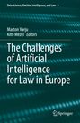 Der Titel lautet: "The Challenges of Artificial Intelligence for Law in Europe". Grüner Hintergrund, Springer-Logo unten.