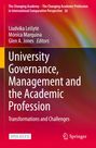 "University Governance, Management and the Academic Profession," bunte Abstraktion, Springer-Logo unten rechts.