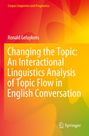 "Changing the Topic" von Ronald Geluykens. Gelbes und rotes Hintergrunddesign mit Springer-Logo unten.