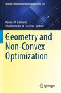 "Geometry and Non-Convex Optimization" in großen Buchstaben, darunter das Springer-Logo auf gelbem Hintergrund.
