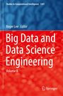 "Big Data and Data Science Engineering, Volume 8" Buchcover, blaue und rote Farbgestaltung, Springer-Logo unten rechts.