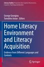 "Home Literacy Environment and Literacy Acquisition" von George Georgiou und Tomohiro Inoue, Springer. Farbiges Cover.
