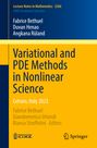 Fabrice Bethuel: Variational and PDE Methods in Nonlinear Science, Buch