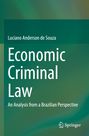 "Economic Criminal Law" von Luciano Anderson de Souza, Analyse aus brasilianischer Perspektive, grüner Hintergrund.