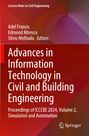 Titel: Advances in Information Technology in Civil and Building Engineering. Hintergrund in Rot- und Lila-Tönen.