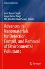 "Advances in Nanomaterials for Detection, Control, and Removal of Environmental Pollutants", blaue und rote Farbgebung.