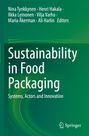 „Sustainability in Food Packaging: Systems, Actors and Innovation“. Grüne Buchcover mit Autorenliste und Springer-Logo.