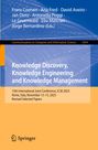 : Knowledge Discovery, Knowledge Engineering and Knowledge Management, Buch