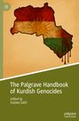 „The Palgrave Handbook of Kurdish Genocides, Edited by Kaziwa Salih“. Karte der Region in kurdischen Farben.