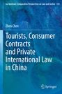 Titel: "Tourists, Consumer Contracts and Private International Law in China". Hintergrund: blaue, abstrakte Illustration.